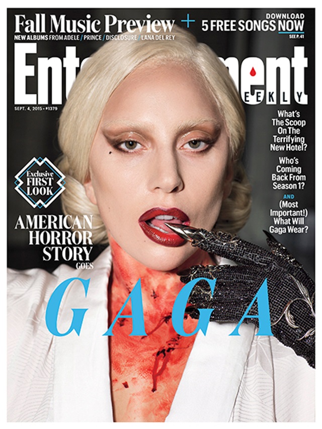 Lady Gaga'dan American Horror Story: Hotel'e özel pozlar