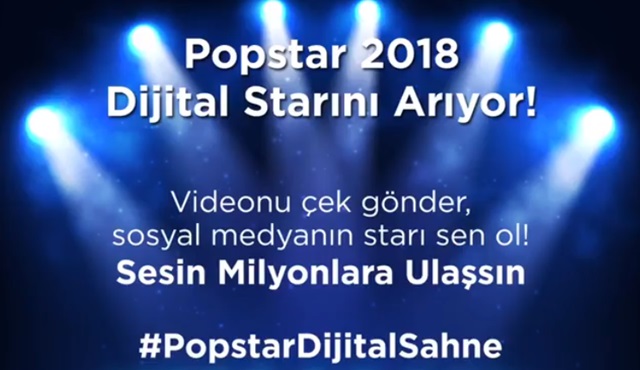 #popstardijitalsahne ile sesinin milyonlara ulaşmasını ister misin?