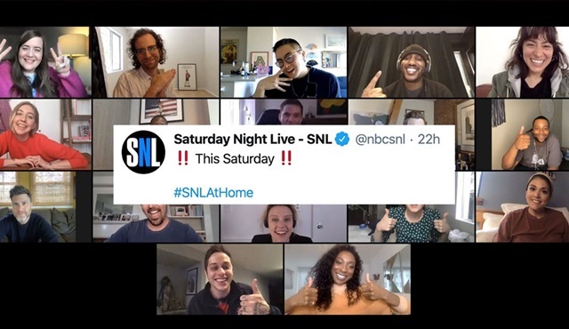 Saturday Night Live evden çekilen bölümlerle yayınına devam ediyor