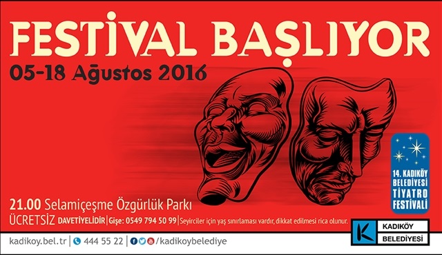 14. Kadıköy Belediyesi Tiyatro Festivali başlıyor!