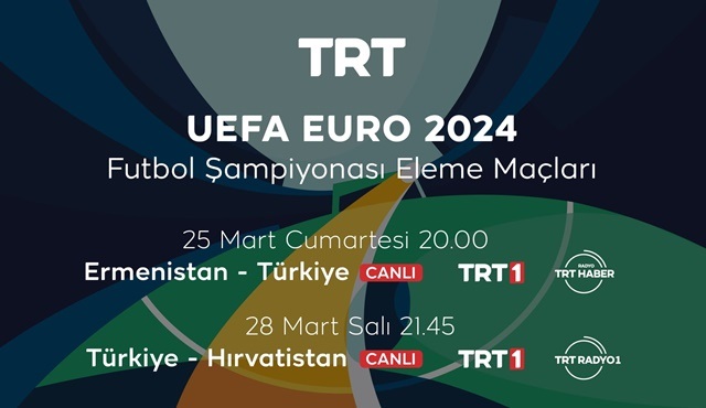 Türkiye’nin EURO 2024 eleme maçları canlı yayınla TRT’de!