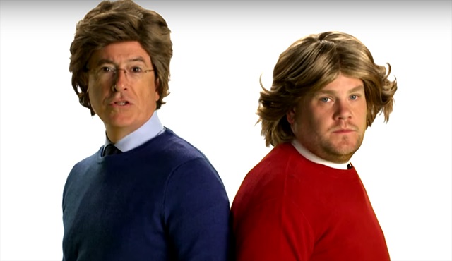 Stephen Colbert ve James Corden'den ortak skeç