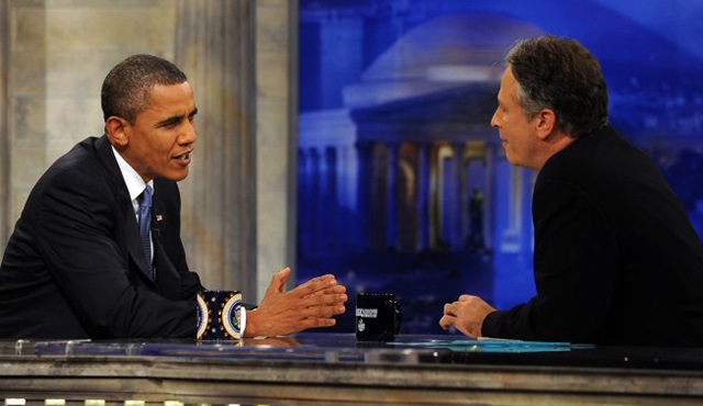 The Daily Show'un reytingleri Obama'yla birlikte yükseldi