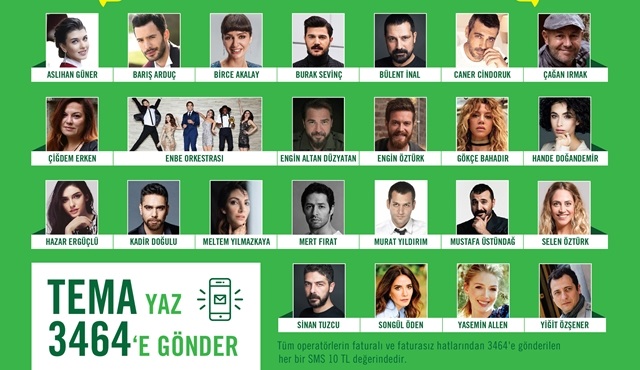 TEMA Vakfı, 25. yılını, “Umut Yeşerten Şarkılar” konseri ile kutluyor!