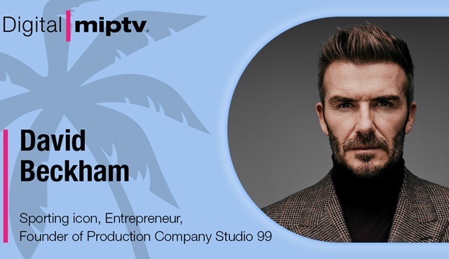 David Beckham, MIPTV'nin konuşmacılarının arasına katıldı