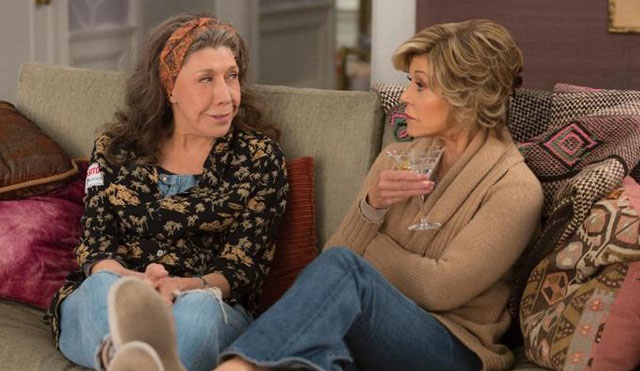 Grace and Frankie'nin 2. sezonundan ilk kareler geldi