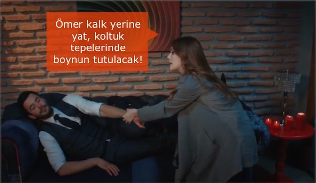 Kiralık Aşk Caps | Ömer, kalk yerine yat!