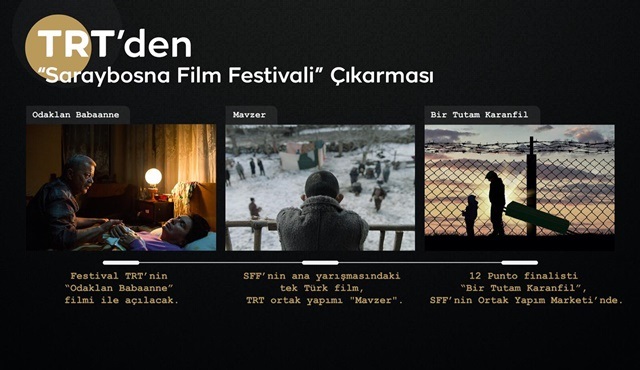 TRT, Saraybosna Film Festivali'ne üç filmle katılacak!