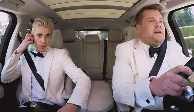 James Corden'den Justin Bieber ile Carpool Karaoke videosu geldi