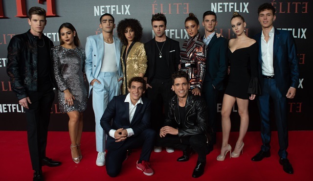 Netflix'in yeni gençlik dizisi Elite'nin dünya prömiyeri Madrid'de yapıldı