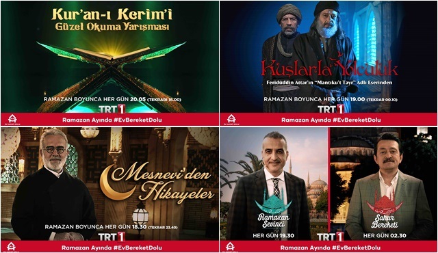 TRT1'den Ramazan ayına özel içerikler!