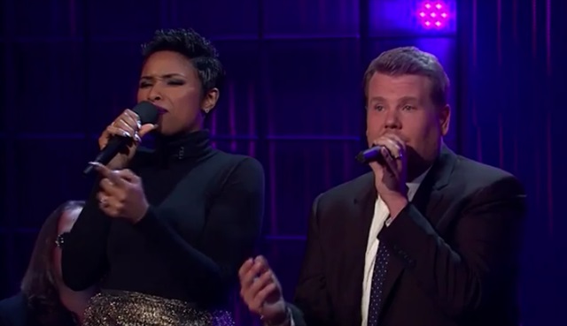 James Corden, Jennifer Hudson ile şarkı söyledi