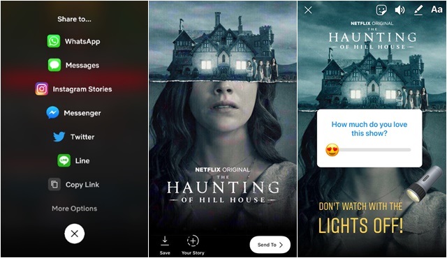 Sevdiğiniz Netflix yapımları artık Instagram Hikayeler’de!