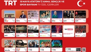 TRT, 19 Mayıs'a özel yayınlarla ekrana gelecek!