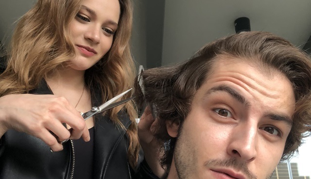 Miray Daner, Boran Kuzum’un saçlarını kesti!