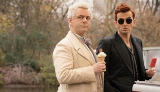 Amazon dizilerinden Good Omens'in yeni tanıtımı ve afişi yayınlandı