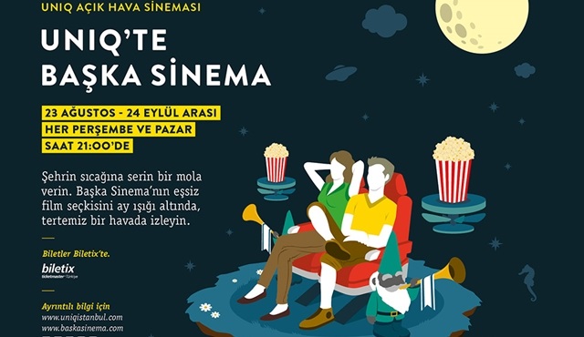 UNIQ Açık Hava Sahnesi, Perşembe ve Pazar geceleri film severleri bekliyor!