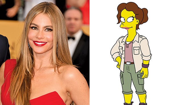 Sofia Vergara, The Simpsons'ta!