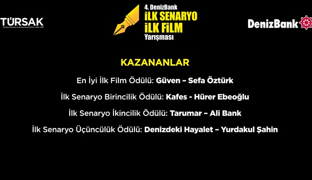 4. DenizBank İlk Senaryo İlk Film Yarışması'nın kazananları belli oldu!