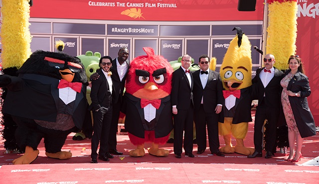 Angry Birds filminin Cannes çıkartması