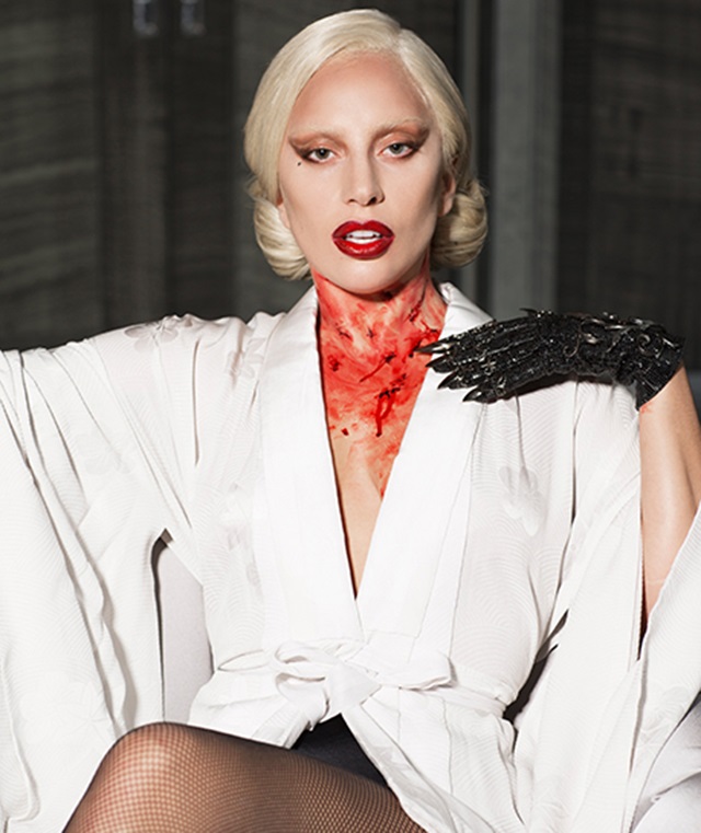 Lady Gaga'dan American Horror Story: Hotel'e özel pozlar
