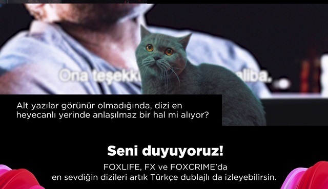 FOXLIFE, FX ve FOXCRIME kanalları artık Türkçe de konuşuyor!