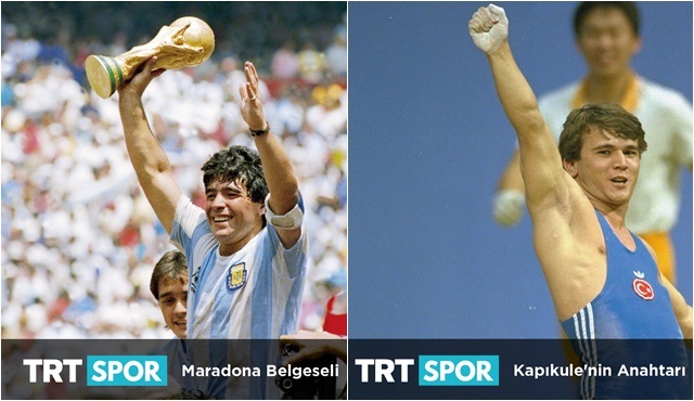 Naim Süleymanoğlu ve Diego Maradona belgeselleri hafta sonu TRT Spor’da!