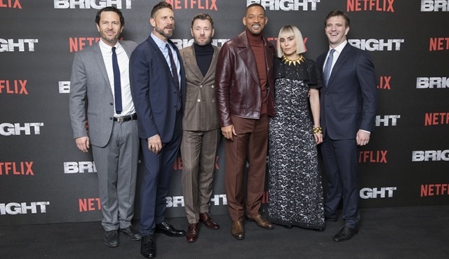 Netflix'in yeni filmi Bright'ın Avrupa prömiyeri Londra'da gerçekleştirildi
