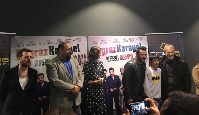 Poyraz Karayel Küresel Sermaye filminin İzmir galası yapıldı!