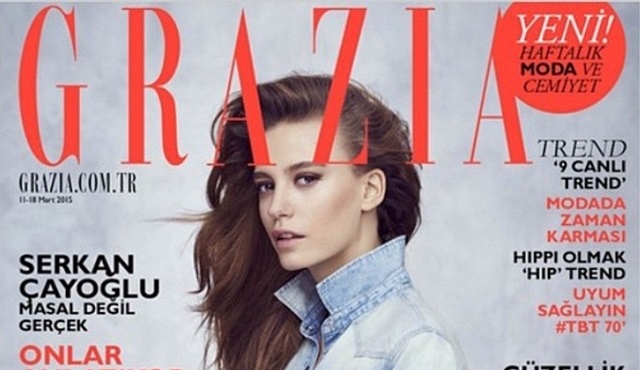 Grazia, Serenay Sarıkaya kapağı ile yayına çıktı!