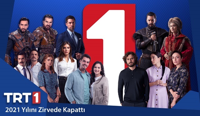 TRT 1, 2021 yılını reytinglerde zirvede kapattı!