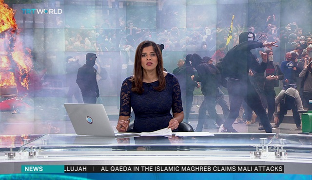 Avrupa’daki polis şiddetini dünyaya TRT World duyurdu!