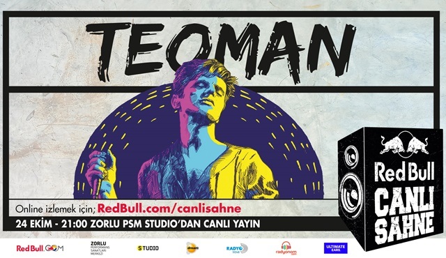 Teoman sahnede, Dream TV ve Redbull.com ortak canlı yayında!