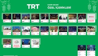 TRT, Kadir Gecesi’ne özel içerikler yayınlayacak!