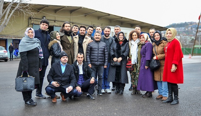 İBB Halkla İlişkiler Müdürlüğü Sosyal Kulüpler Birimi, Payitaht Abdülhamid setini ziyaret etti!