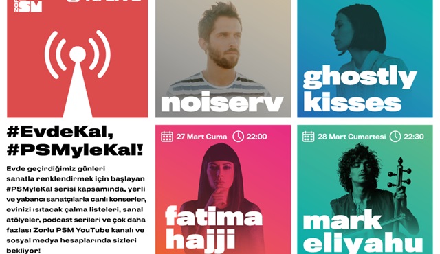 #PSMyleKal online konserler serisi başlıyor!