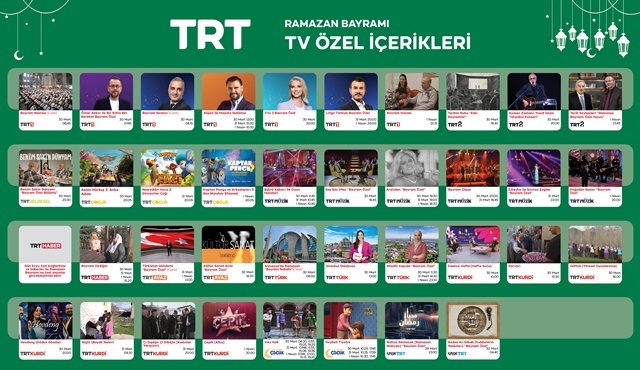 TRT, Ramazan Bayramı'na özel içerikler yayınlayacak!