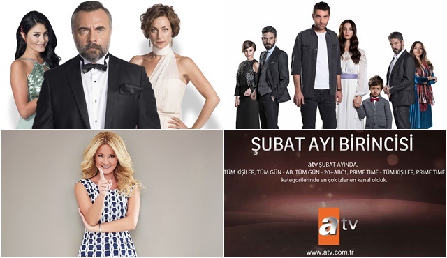 atv, Şubat ayında da en çok izlenen kanal oldu!