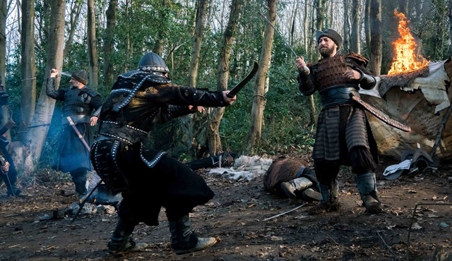 Diriliş “Ertuğrul”dan olay aksiyon sahnesi