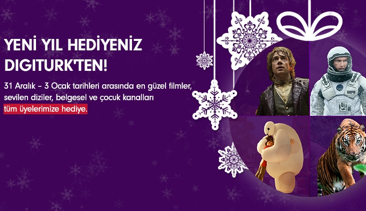 Digiturk’ten herkese Yeni Yıl hediyesi!