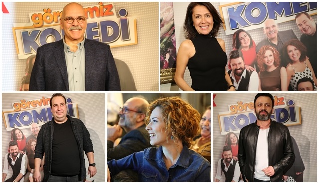 ‘Görevimiz Komedi’ programı ekibi ilk bölümü beraber izledi!