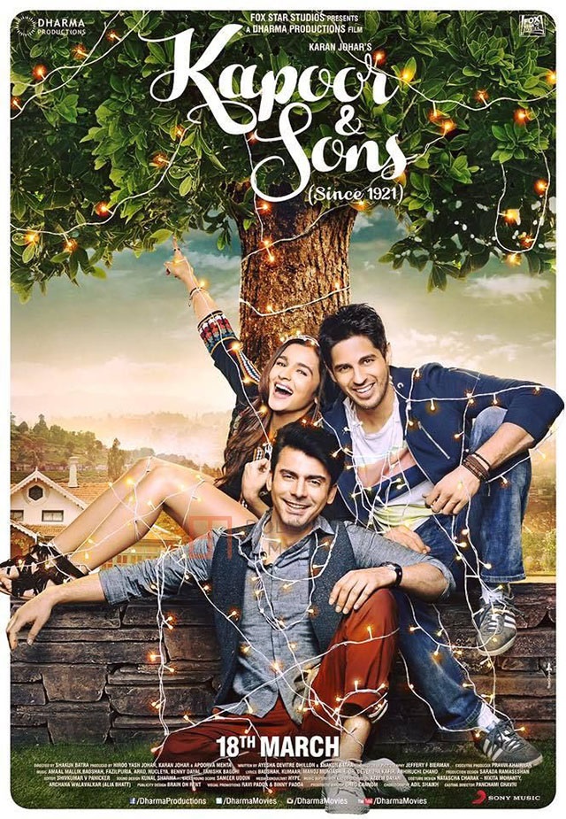 Kapoor & Sons filminin ilk posterleri gün yüzüne çıktı